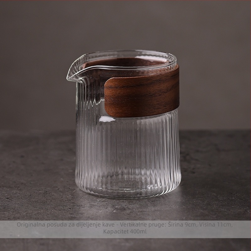 Porcelanski pour-over kave filter s postoljem od ebanovog drveta — poklon paket (porcelan; postolje od ebanovog drveta; laserski graviran logotip; uredska upotreba)