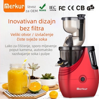 Vertikalni sokovnik za kućnu upotrebu s odjeljivanjem pulpe i niskim šumom, 150W, 220V, kapacitet 601–800 ml