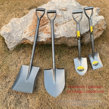 Lopata od manganskog čelika, jednostruka konstrukcija, za kopanje
