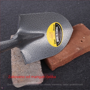 Lopata od manganskog čelika, jednostruka konstrukcija, za kopanje