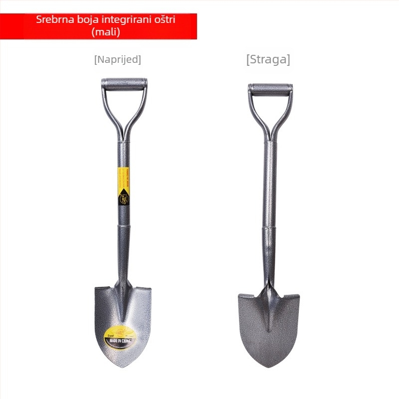 Lopata od manganskog čelika, jednostruka konstrukcija, za kopanje