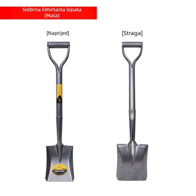 Lopata od manganskog čelika, jednostruka konstrukcija, za kopanje