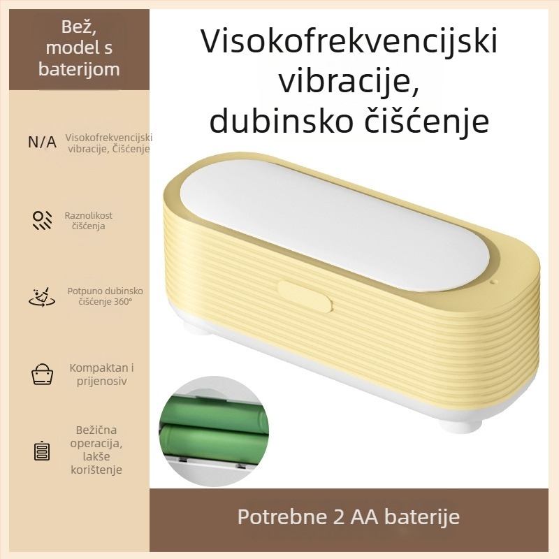 Čistač naočala - mehanički način rada, USB napajanje, kapacitet 301-500 ml, PP osnova, parni čistač