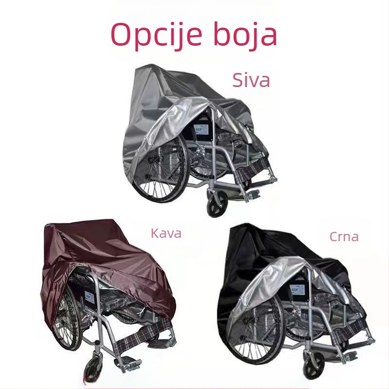 Poliesterska zaštitna navlaka za vanjska električna invalidska kolica i mobilni skuter — vodootporna i prašnjot otporna, nordijski stil