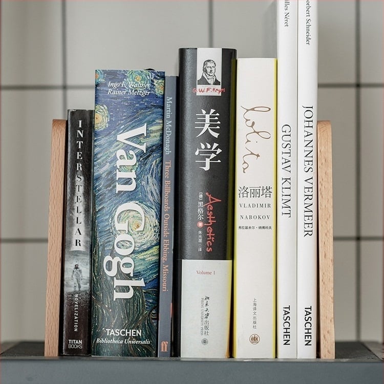 Block Book – Drveni stolni nosač knjiga za učenike, Model Block Book; Materijal: Drvo; Neto težina: 0.35