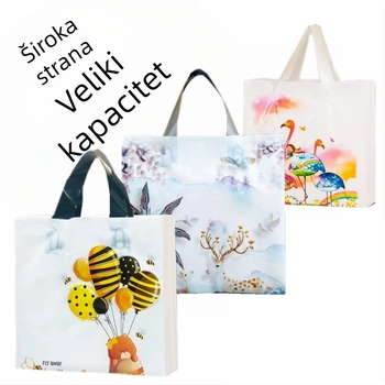 Torba za pakiranje dječje odjeće s crtić dizajnom – dvostruka konstrukcija, debljina 12 svile, novi materijal, velika dnevna proizvodnja