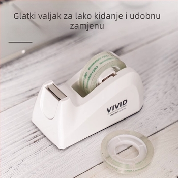 Prozirni rezač trake sa postoljem, plastično kućište