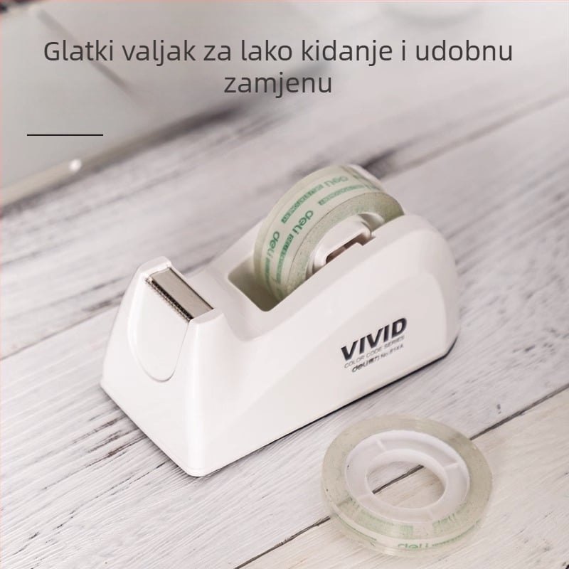 Prozirni rezač trake sa postoljem, plastično kućište