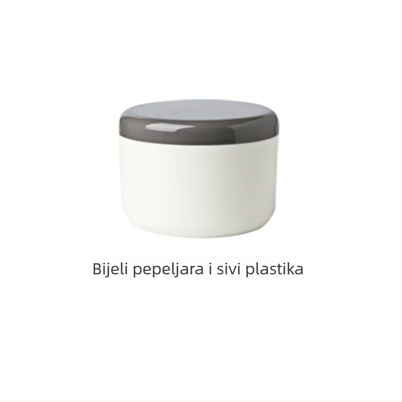 Nerđajući čelični pepelnjak s poklopcem u obliku medvjeda, otporan na vjetar i dim, nordijski stil, za ured, KTV i bar