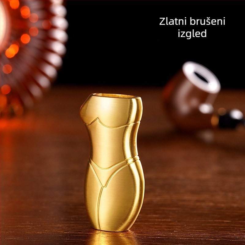 909-J5 Yafeng kućište za zapalitelj od metalnog legura, humanoidni dizajn, mogućnost tiskanja logotipa, prilagodba dostupna, pakiranje 500 komada