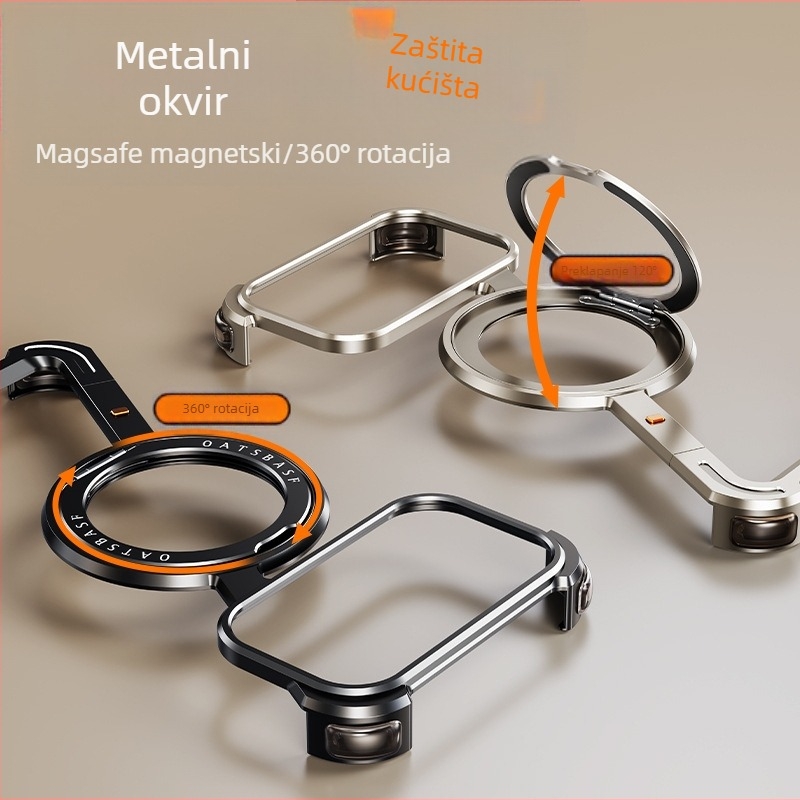 Pifan Z-shell kućište s metalnim okvirom i magnetnim držačem za iPhone 17 Pro Max