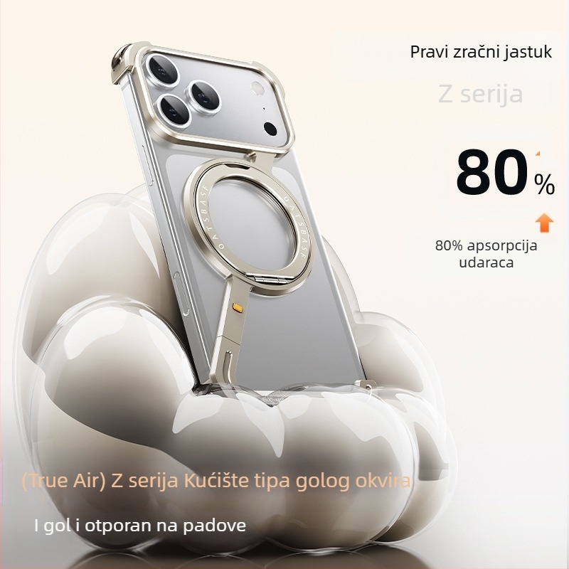 Pifan Z-shell kućište s metalnim okvirom i magnetnim držačem za iPhone 17 Pro Max