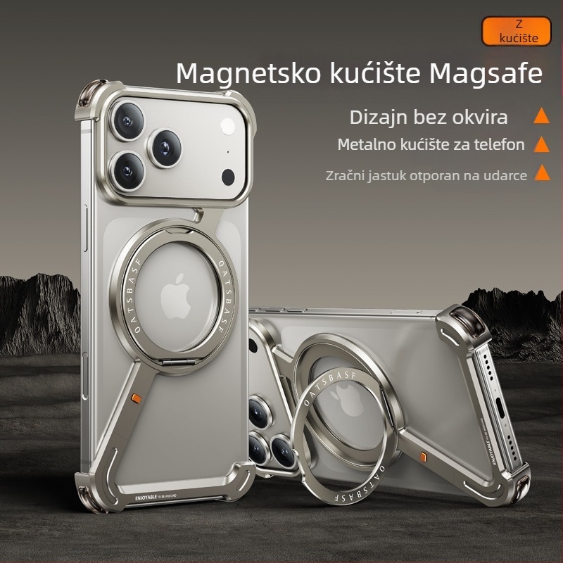 Pifan Z-shell kućište s metalnim okvirom i magnetnim držačem za iPhone 17 Pro Max