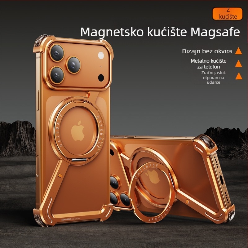 Pifan Z-shell kućište s metalnim okvirom i magnetnim držačem za iPhone 17 Pro Max