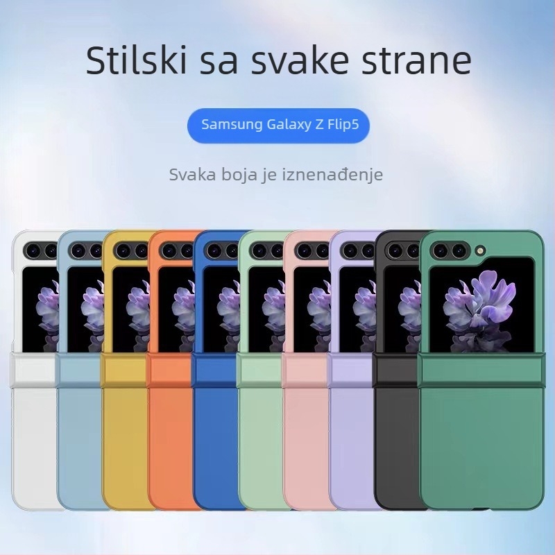Samsung Z Fold3 i Z Flip5 TPU futrola s kožnim osjećajem, trodijelni set, potpuna zaštita od padova