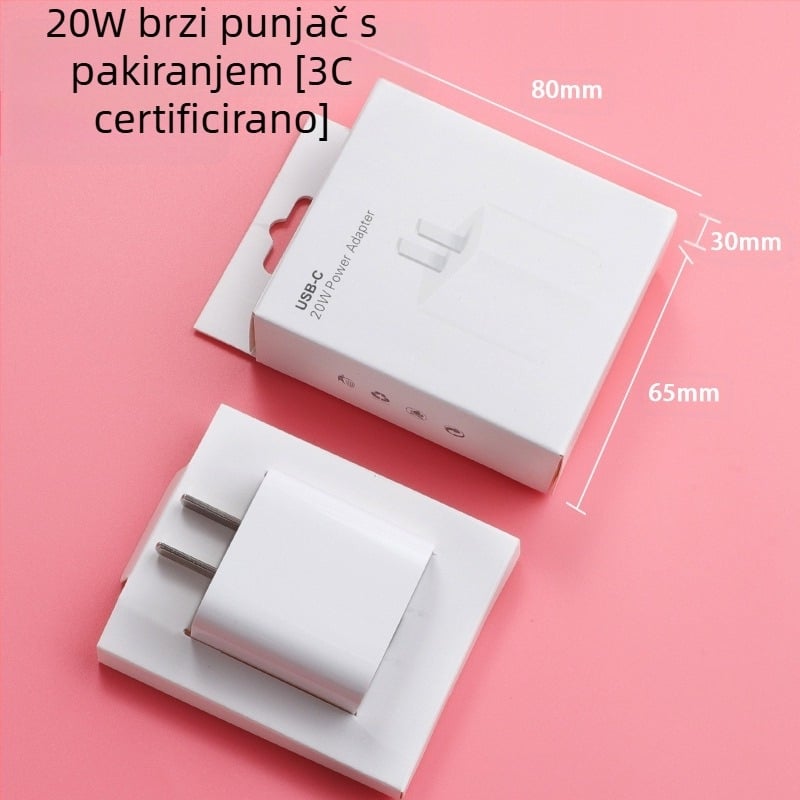 USB-C kabel za brzo punjenje za iPhone 15, USB-C na USB-C, duljina 1–2 m, Type-C podatkovni kabel
