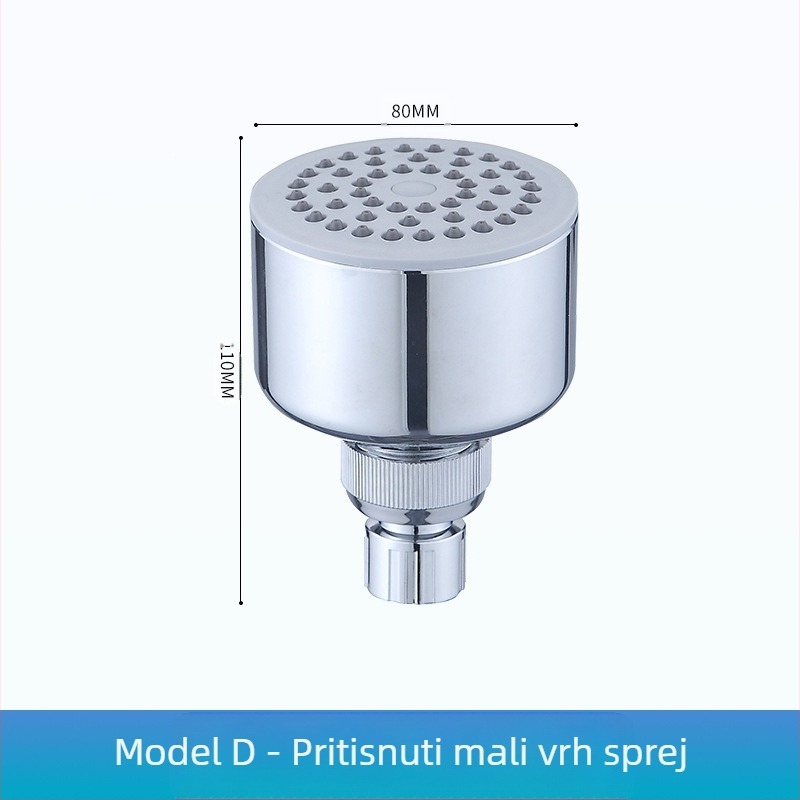 Tuš glava, ABS materijal, ušteda vode, zidni dizajn, novi kineski stil