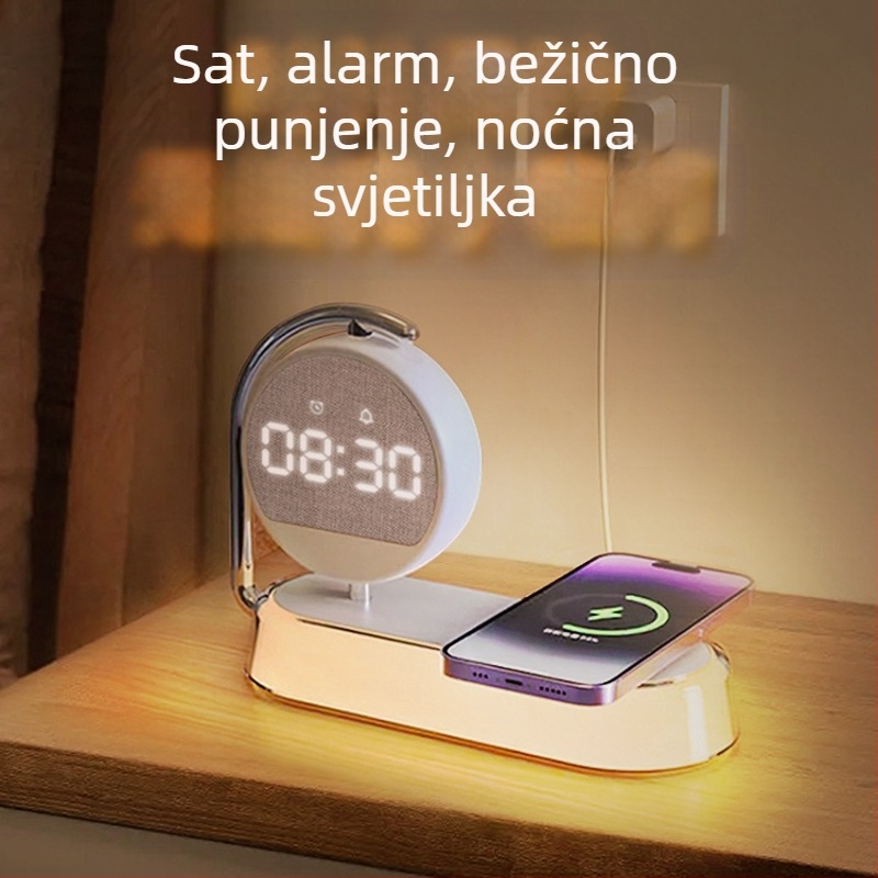 Budilnik Memories – Digitalni zaslon cijevi, Elektronički pogon, Debljina 10 mm, ABS kućište, Vanjsko napajanje