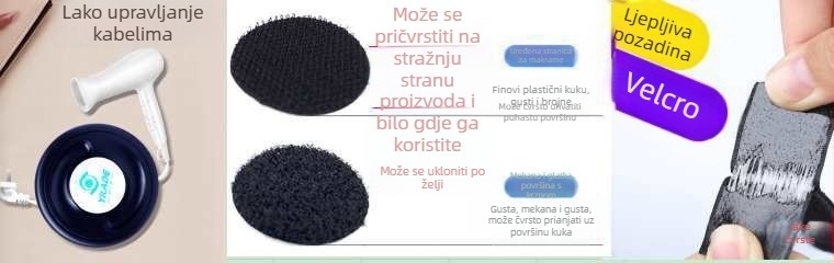 Ručna kutija za pohranu kablova – plastični organizator za kabel za stolno računalo