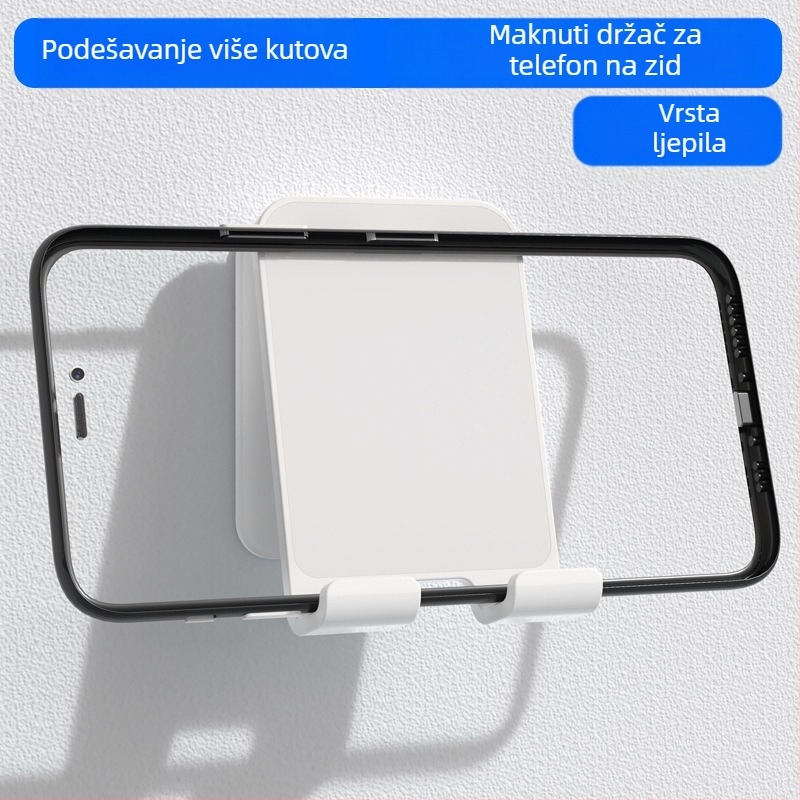 FDUN F-Y20 zidni držač za telefon s napajanjem, plastika, univerzalni stil, bez mogućnosti prilagodbe