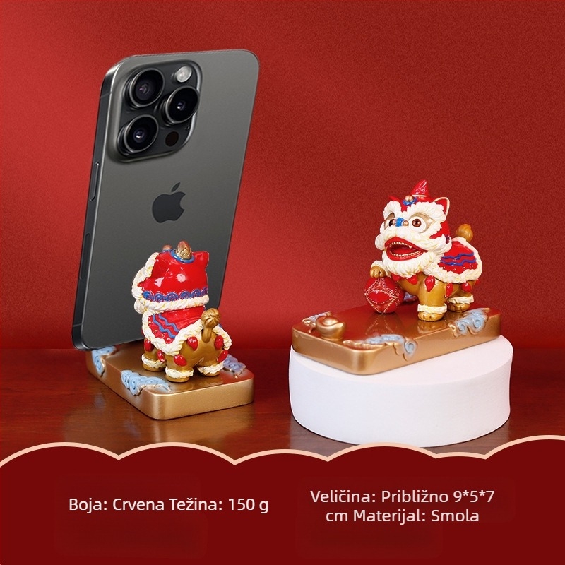 Slatki crtani zeko držač za telefon, stolna dekoracija od smole, poklon