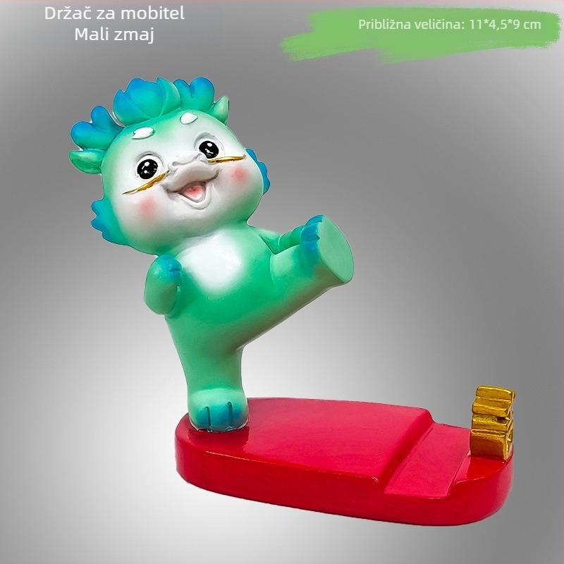 Slatki crtani zeko držač za telefon, stolna dekoracija od smole, poklon