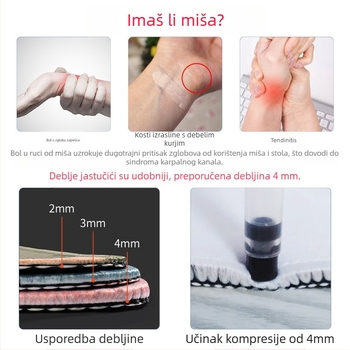 Uredska podloga za stol od prirodnog kaučuka, protivklizna, jednostrana, marka wkUK, model hgkrkhgr