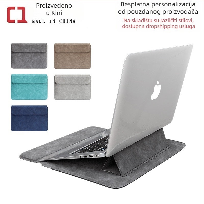 Torba za prijenosno računalo s poklopnim otvaranjem; podstava; unutarnja pretinica za računalo; vodootporna i otporna na udarce; poslovni clutch stil