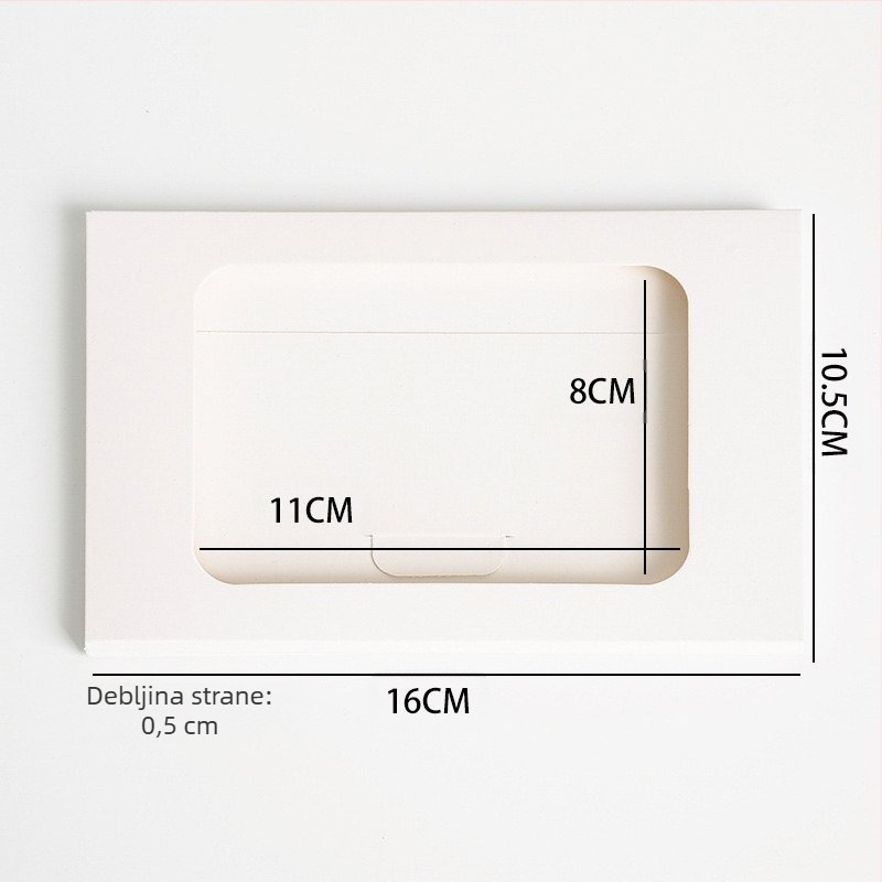 Kutija od kraft papira u stilu kuverte za kartice i čestitke, ambalaža za poklone, pogodna za useljenje i Božić