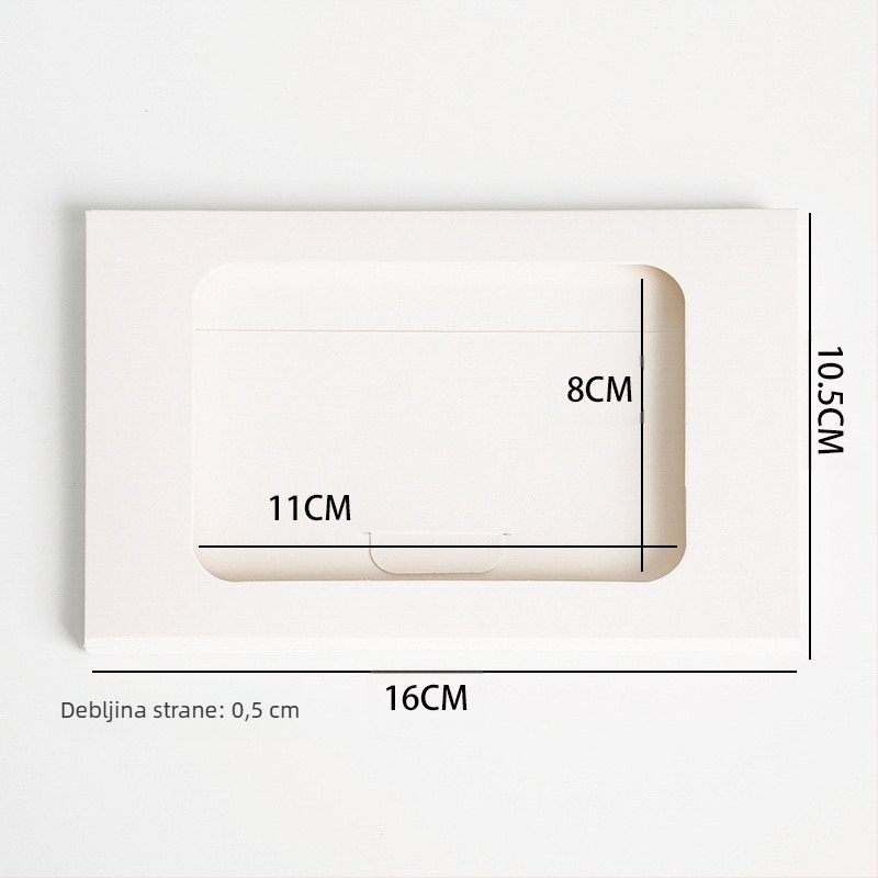 Kutija od kraft papira u stilu kuverte za kartice i čestitke, ambalaža za poklone, pogodna za useljenje i Božić