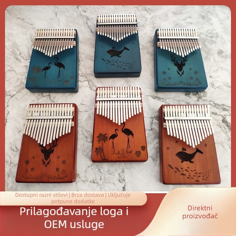 Kalimba sa 17 tonova, prijenosna, prilagodljiva