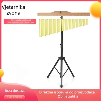 Heart aluminijski zvon vjetrova od cijevi, 25 tonova i 36 tonova, s nosačem, pogodan za glazbenu obuku djece