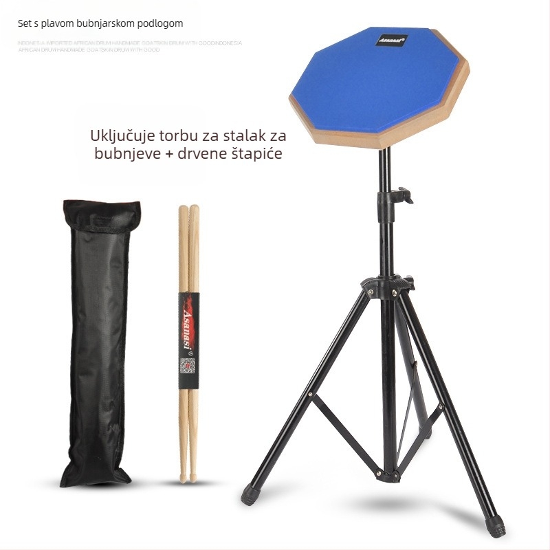 8-inčni set za vježbanje bubanj padova za početnike s čvrstim nosačem (Kategorija proizvoda: Druge; Materijal: Druge; Model: Druge; Pakiranje: Druge; Podrijetlo: Druge)