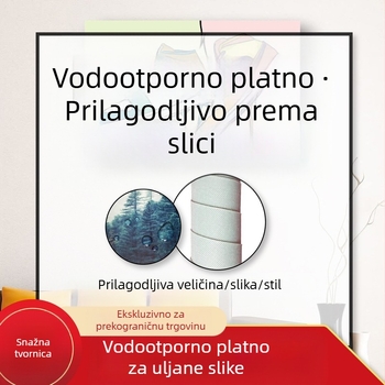 Platneni poster s inspirativnim citatima – inkjet tisak visoke rezolucije, bez okvira