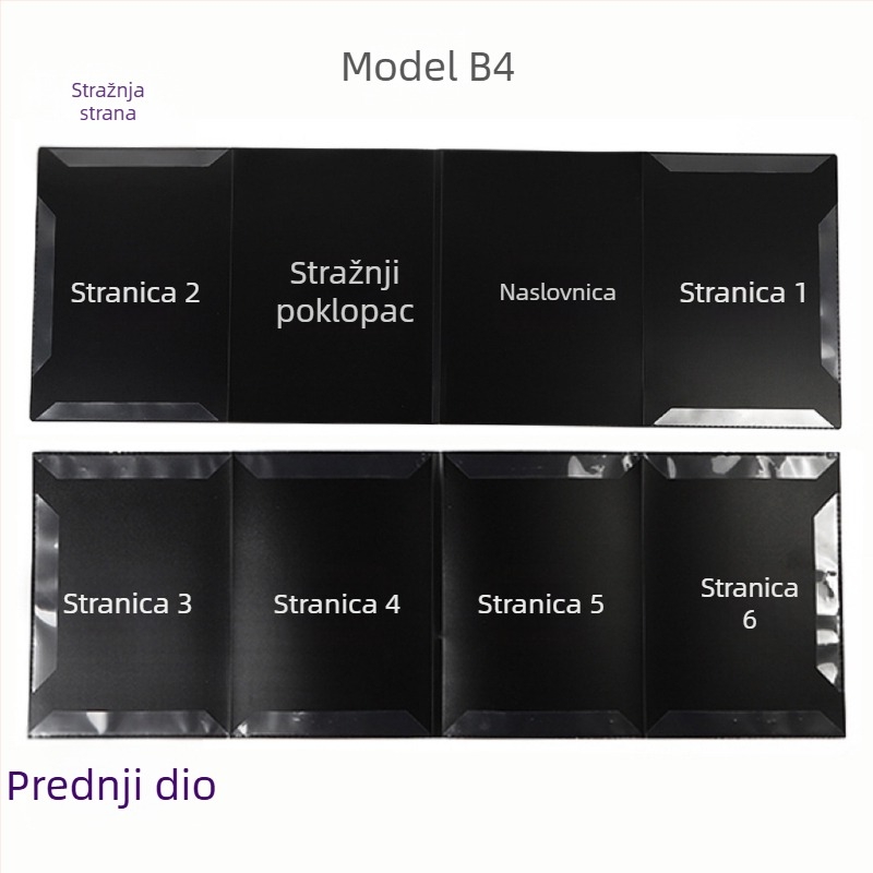 MX-108 višestruka fascikla za note, plastična, kompatibilna s A4, debljina ploče 0,55 mm