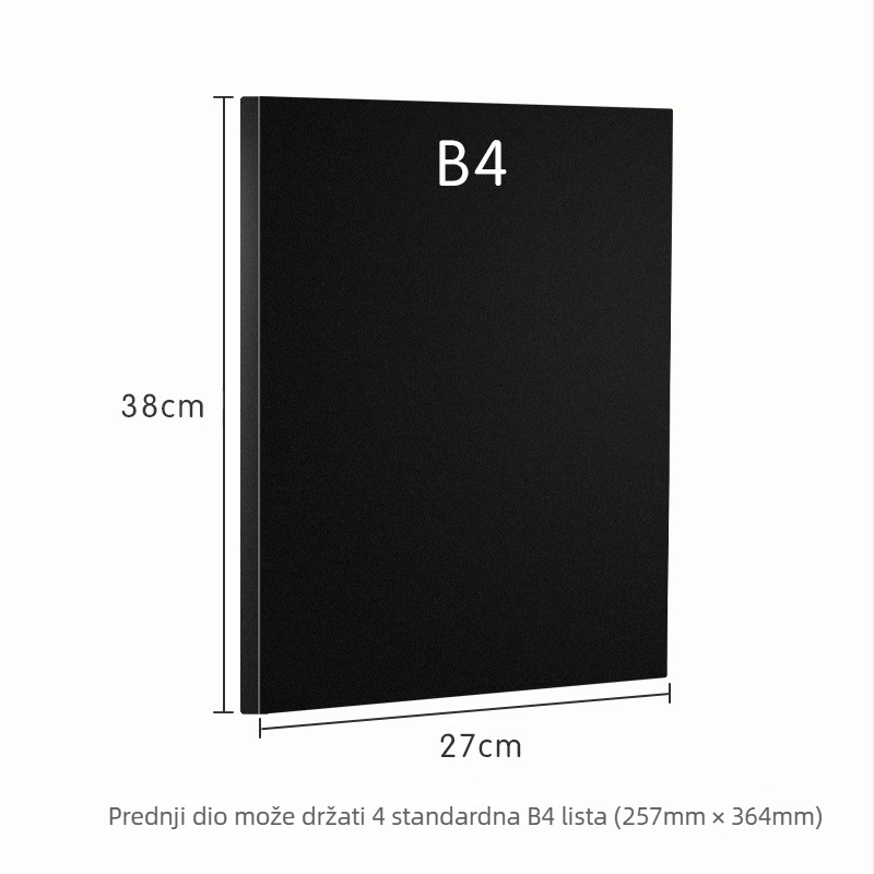 MX-108 višestruka fascikla za note, plastična, kompatibilna s A4, debljina ploče 0,55 mm