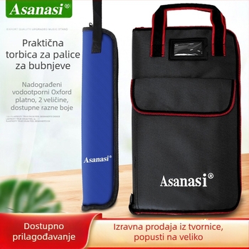 Asanasi torbica za bubnjarske štapiće, vodootporna Oxford platna, veliki model, prijenosna
