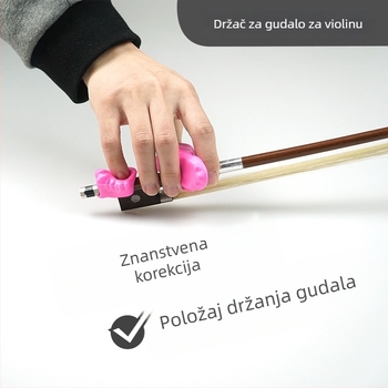 Korektor hvatanja luka violine, ispravna pozicija ruke, silikon, ekološki, za početnike i profesionalce