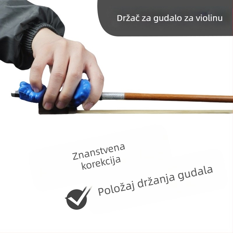 Korektor hvatanja luka violine, ispravna pozicija ruke, silikon, ekološki, za početnike i profesionalce