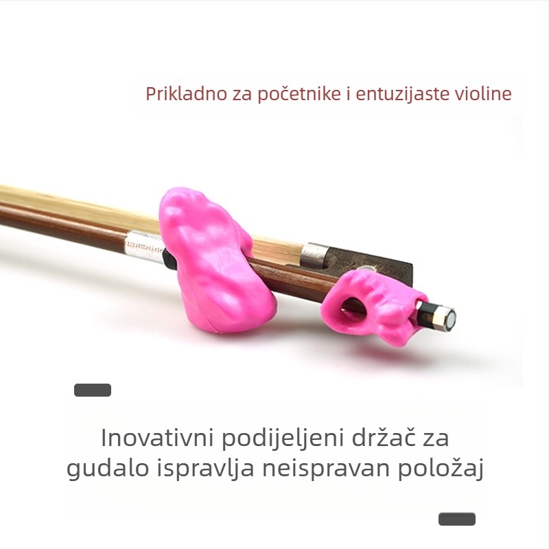 Korektor hvatanja luka violine, ispravna pozicija ruke, silikon, ekološki, za početnike i profesionalce