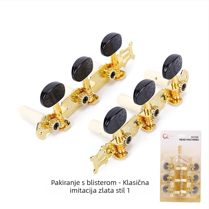 Navijač žica za klasičnu gitaru - ABS kromirani metal, model K-01, blister pakiranje, branda KABAT