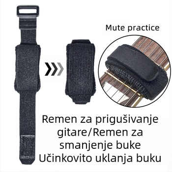 Traka za umirenje buke za gitaru, bas, ukulele i električnu gitaru