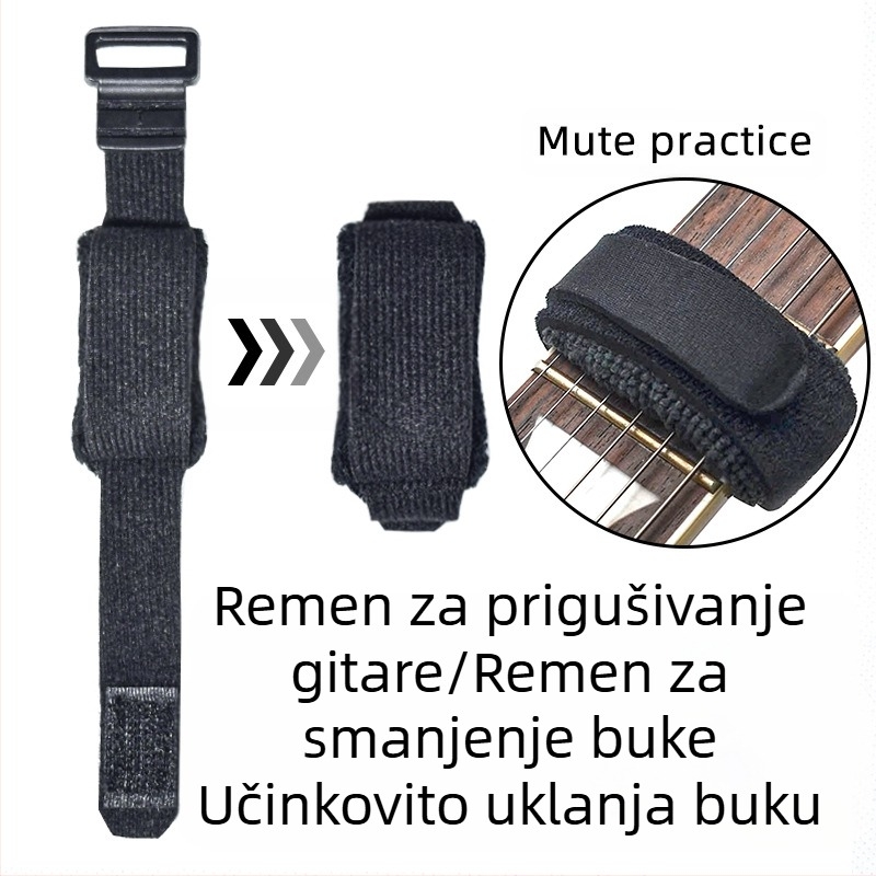 Traka za umirenje buke za gitaru, bas, ukulele i električnu gitaru