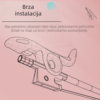 Ortotni držač luka za violinu – silikon, za početnike i djecu, lijeva i desna ruka, DBAO
