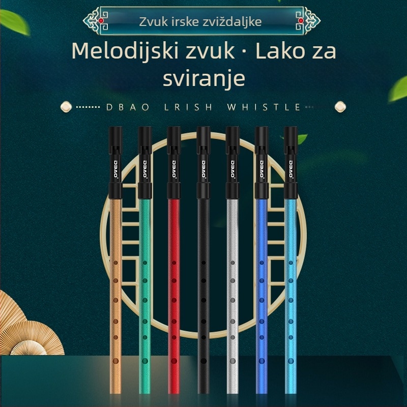 DBAO irska zviždaljka, ton C/D, šest otvora, za učenike