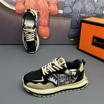 Muški loaferi - PU gornji dio, gumena potplata, vezivanje, ravna peta