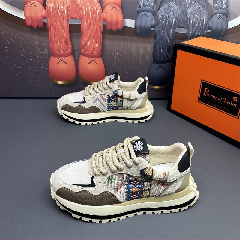 Muški loaferi - PU gornji dio, gumena potplata, vezivanje, ravna peta