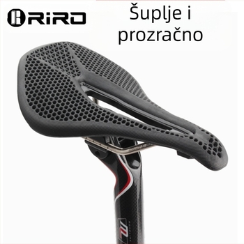 Sjedalo za bicikl RIRO, model RIRO; materijal: EPU najlonska vlakna s čeličnim lukom; pogodno za planinske bicikle.