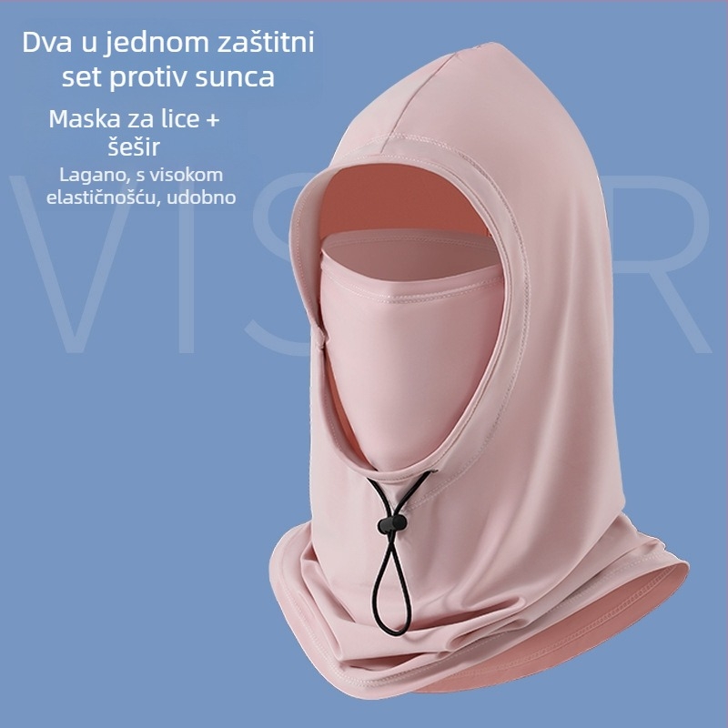 Unisex najlon maska s kapuljačom za zaštitu od sunca, proljeće-ljeto