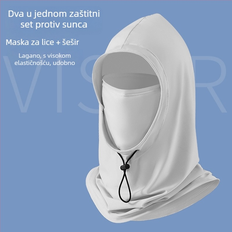 Unisex najlon maska s kapuljačom za zaštitu od sunca, proljeće-ljeto